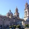 The cathedral in Morelia