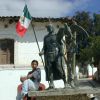A monument to the last Aztec emperor in Ixcateopan de Cuauht&eacute;moc.