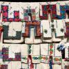Beautiful embroideries for sale in Uruapan.