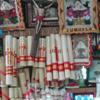 Candles and other religious items