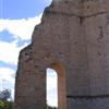 An archway of the massive dominican church in Yanhuitl&aacute;n. It's the largest in all of Mexico, started in 1529.