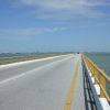 A loooooong bridge over the mouth of the Laguna de T&eacute;rminos west of Ciudad del Carmen.