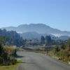 Huitepec mountain rises above the mist that hides San Crist&oacute;bal early this morning.